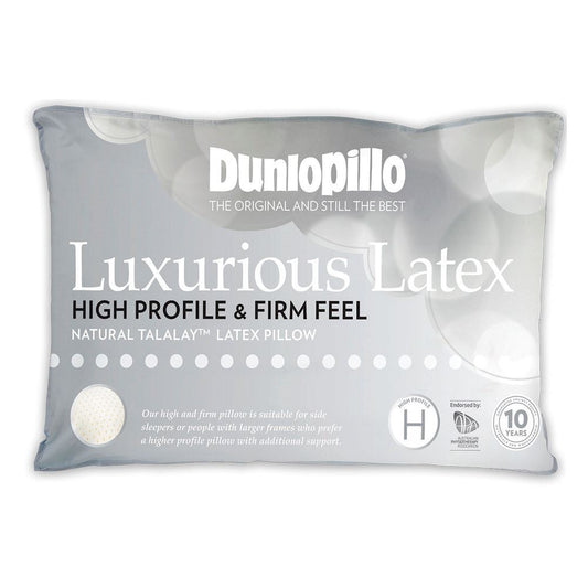 Dunlopillo High Profile Firm Natural Talalay Latex Pillow
