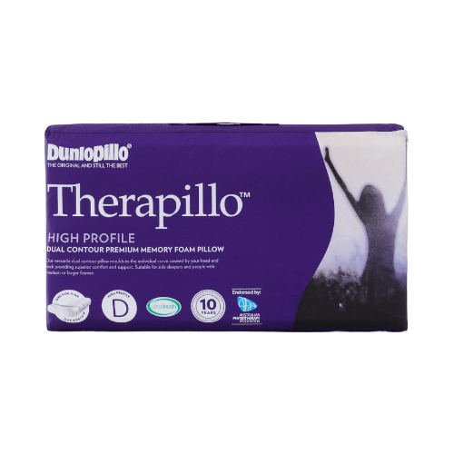 Therapillo Memory Foam Dual Contour High Profile & Firm Feel Pillow