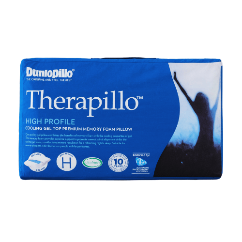 Therapillo Cooling Gel Top Memory Foam High Profile & Firm Feel Pillow