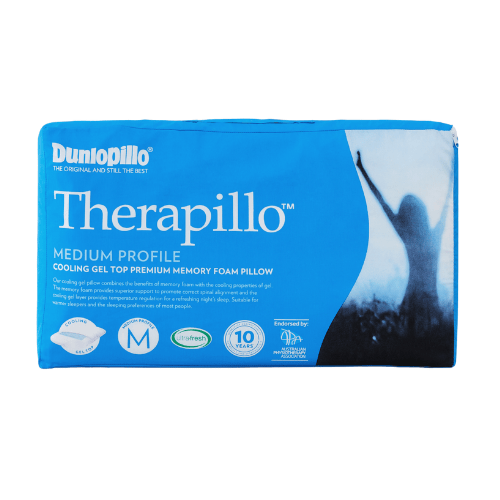 Therapillo Cooling Gel Memory Foam Medium Profile & Firm Feel Pillow