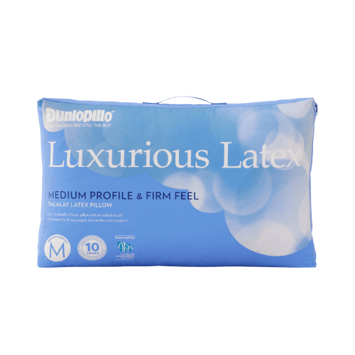 Dunlopillo Luxurious Latex - Medium Profile & Firm Feel