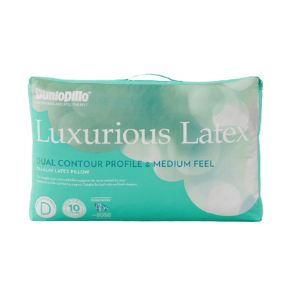Dunlopillo Luxurious Latex - Contour Dual Profile Medium Feel